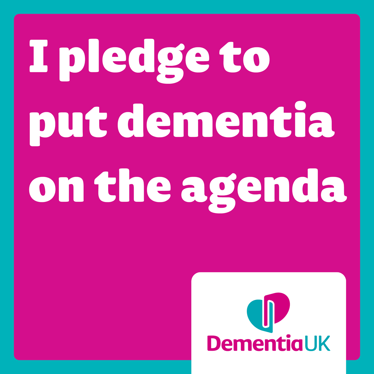 This week was #DementiaActionWeek

It’s so important we continue to #PutDementiaOnTheAgenda. One in two of us will be affected by dementia in our lifetime.

I support @DementiaUK’s manifesto to put dementia on the agenda at the next election & transform dementia care for everyone