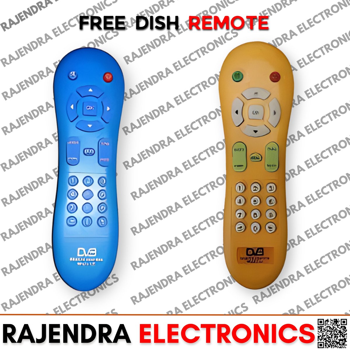 Rajendra_Elec's tweet image. FREE DISH REMOTE

STOCK AVAILABLE !!!

FOR PRICE AND MORE INFORMATION FOLLOW US ON OUR WHATSAPP CHANNEL :
whatsapp.com/channel/0029Va…

For any Query:
☎ : +91-9899391155, +91-9910772484