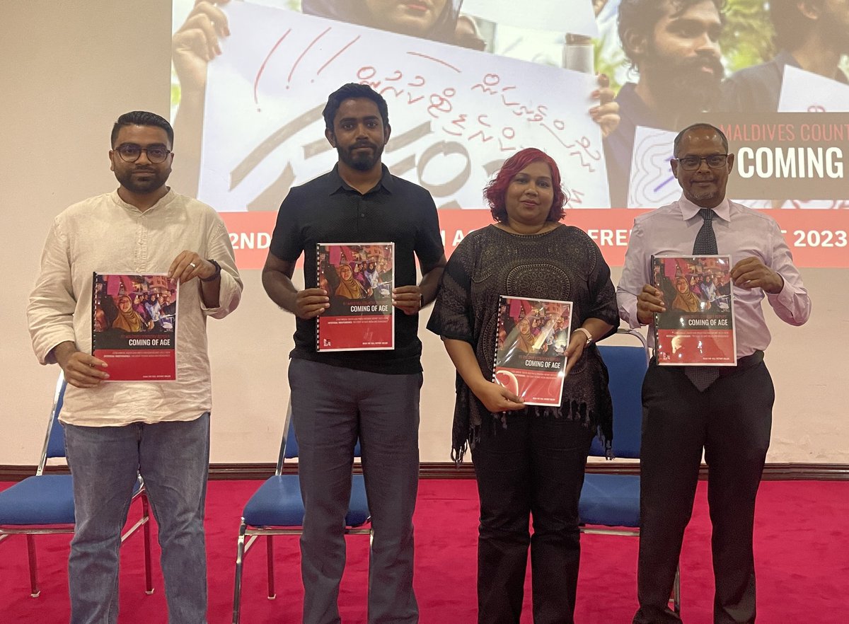 During our world press freedom day #NoosveriSalla, we also launched the IFJ South Asia Press Freedom report and its Maldives chapter. @TransparencyMV @EU_Maldives @Internews @mmc_mv @ifjasiapacific @IFJGlobal SAPFR / MALDIVES CHAPTER: drive.google.com/file/d/1x_n9EV…