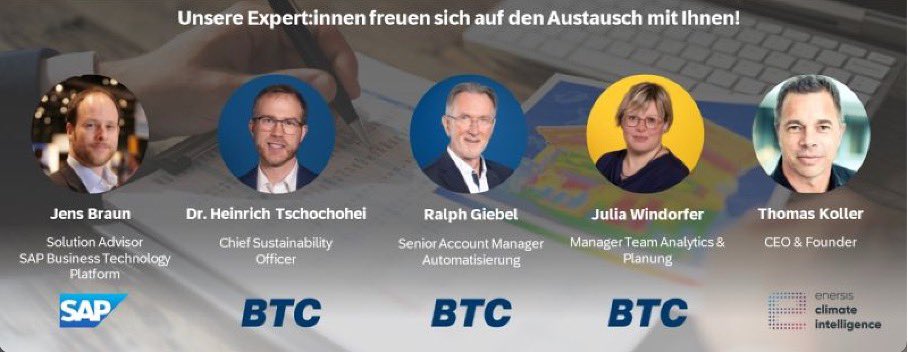 Wir freuen uns auf das gemeinsame Webinar mit <a href="/SAP/">SAP</a> und BTC: 🎙️ Daten als Erfolgsfaktor der Kommunalen #Wärmeplanung 🚀 Save the Date: 04.06.2024, 09:30 Uhr. Jetzt anmelden btc-ag.com/Events/webinar…