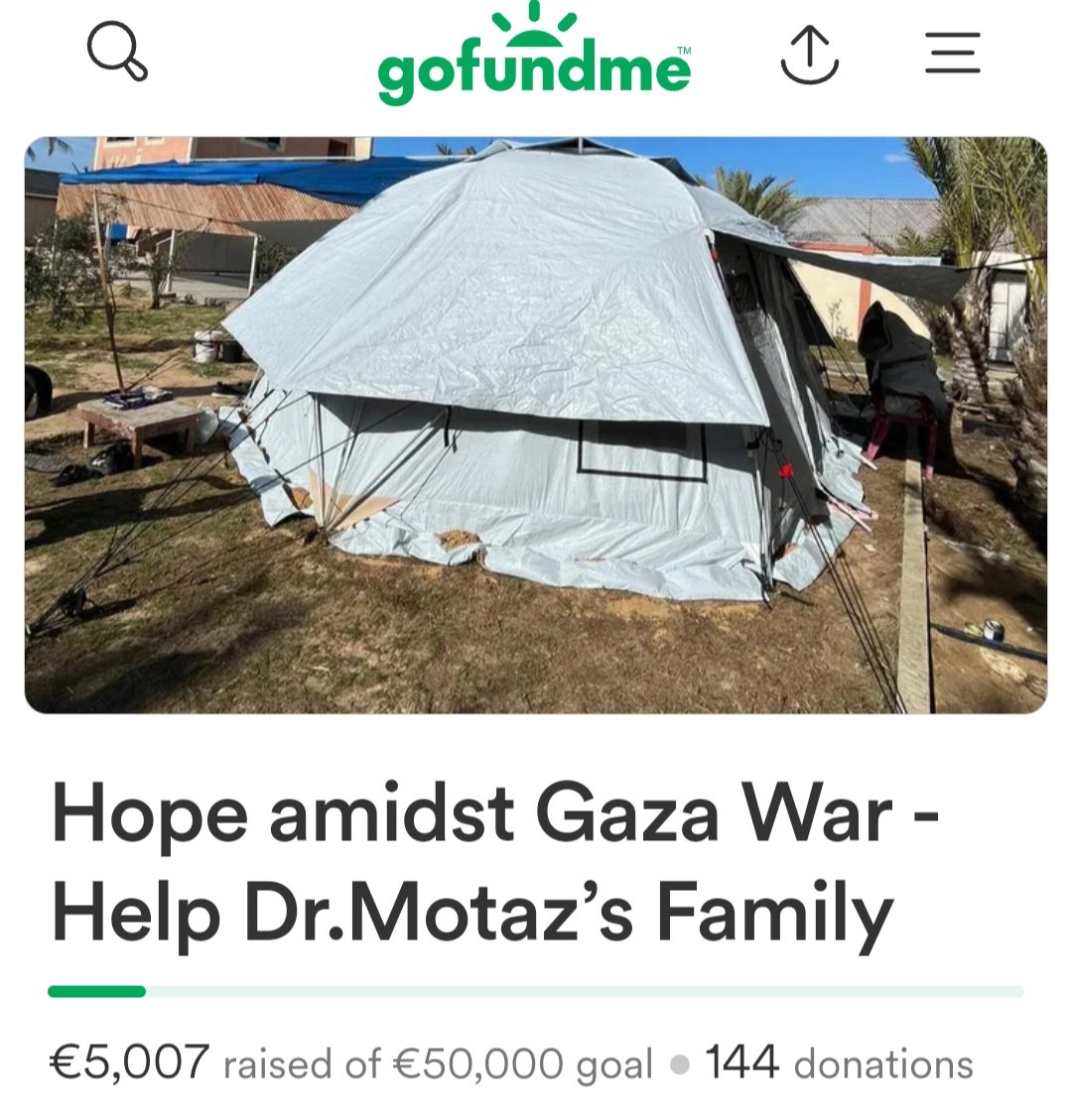 Please help Motaz evacuate his family from Gaza‼️🇵🇸 He has been able to relocate to Germany, but had to sadly leave his family behind and they need our help in order to reunite! 
Minimum $35,000 needs to be raised and they've now passed 5000!⤵️⤵️⤵️
gofund.me/0783ff90