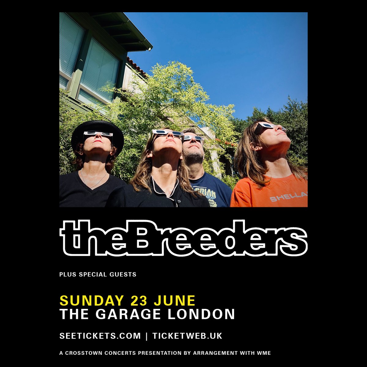 Tickets are on sale now for @thebreeders at @TheGarageHQ . crosstownconcerts.seetickets.com/event/the-bree…