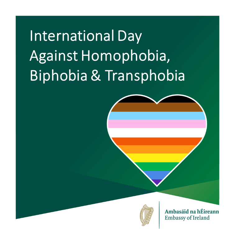 As we mark #IDAHOBIT2024, we recognize that LGBTQI+ individuals continue to suffer violence and discrimination. LGBTQI+ rights are human rights. Ireland stands with LGBTQI+ communities around the world, and will continue working until human rights are a reality for all. #IDAHOBIT