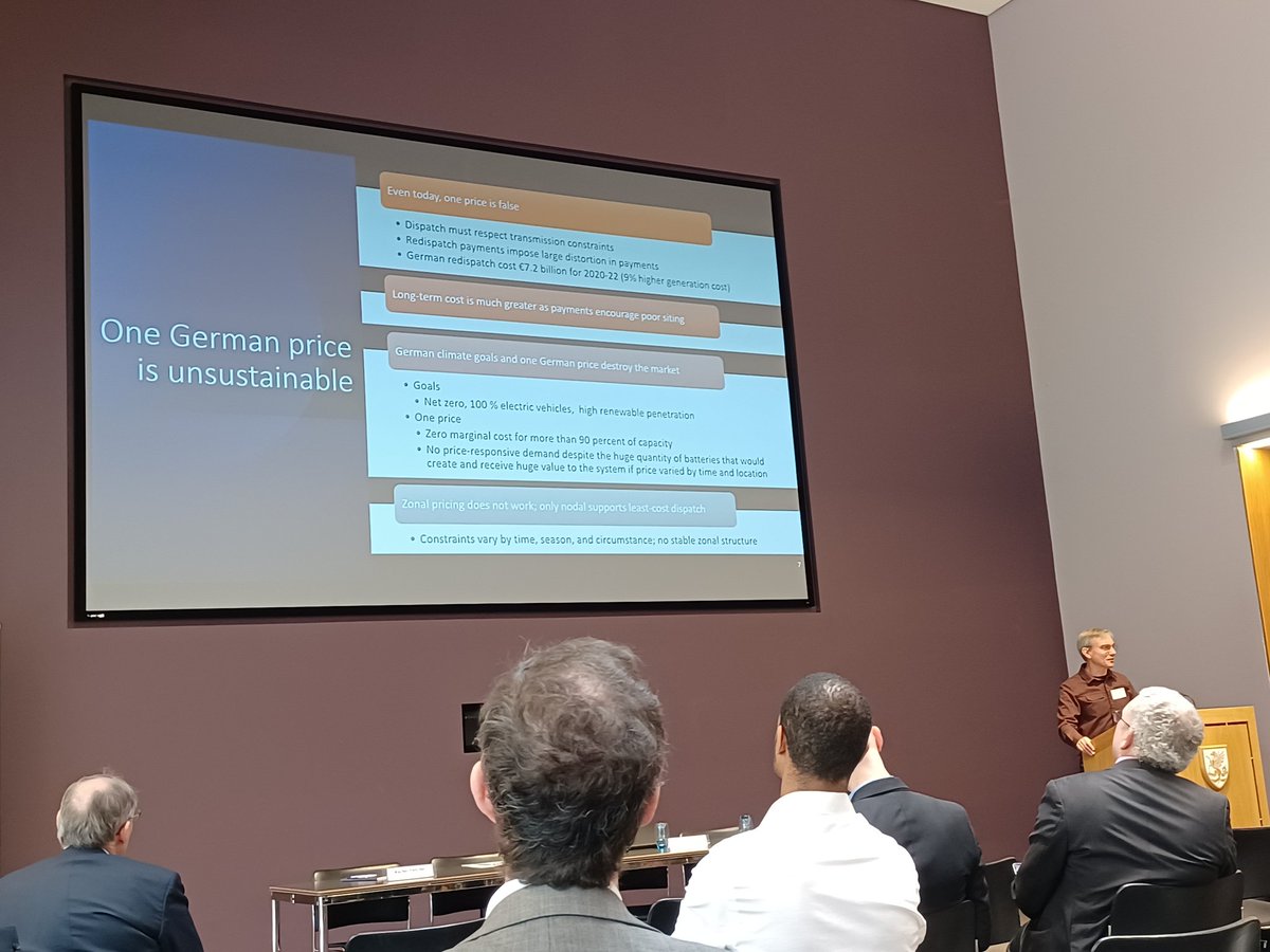Now that the EU energy crisis is winding down, the attention is slowly shifting again to one of the key electricity market design debates being locational wholesale pricing. Good to see <a href="/pcramton/">Peter Cramton</a> reminding us of the current status and way forward <a href="/eprgcambridge/">EPRG Cambridge</a>