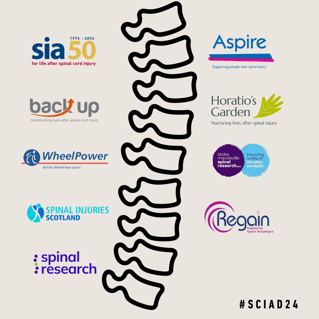 Today is Spinal Cord Injury Awareness Day. #SCIAD is an annual event to raise awareness of #spinalcordinjury 

Please like and share to help spread awareness 💙

Find out more - bit.ly/4dKNu1j

Watch our video: bit.ly/3K6n50v

#SCIAD24
#make50matter