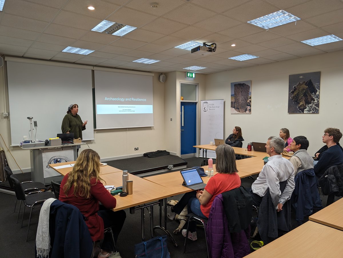 On Mon 13 May we were pleased to host an interdisciplinary workshop led by Barry Molloy @ucdarchaeology and Louise McHugh @UCDPsychology on 'Teaching Resilience in a University Context' with colleagues from across @ucddublin and University of Galway. Much common ground found!