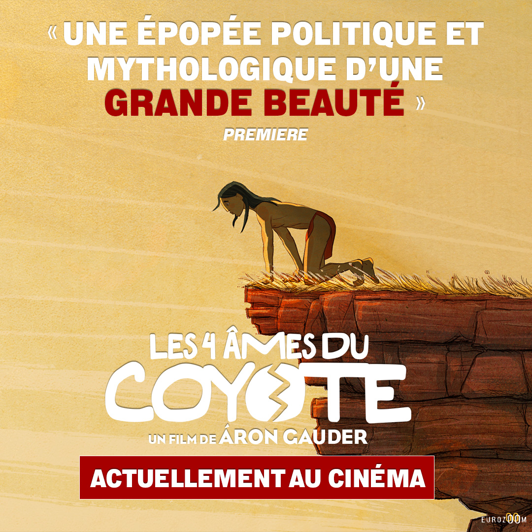 'Une épopée politique et mythologique d'une grande beauté' @PremiereFR ✨ LES 4 ÂMES DU COYOTE d'Áron Gauder, Prix du Jury au @annecyfestival est actuellement au cinéma ! @KonbiniFr @GEOAdo Pass Culture @SensCritique @GEOfr