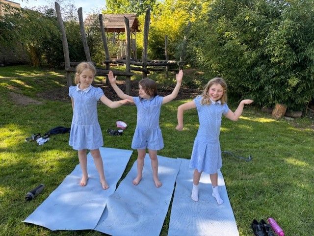In Meditation After School Club, the girls made up their own special breath with actions then shared them with each other. Aren't they great?! #meditationforchildren #childrensmentalhealth