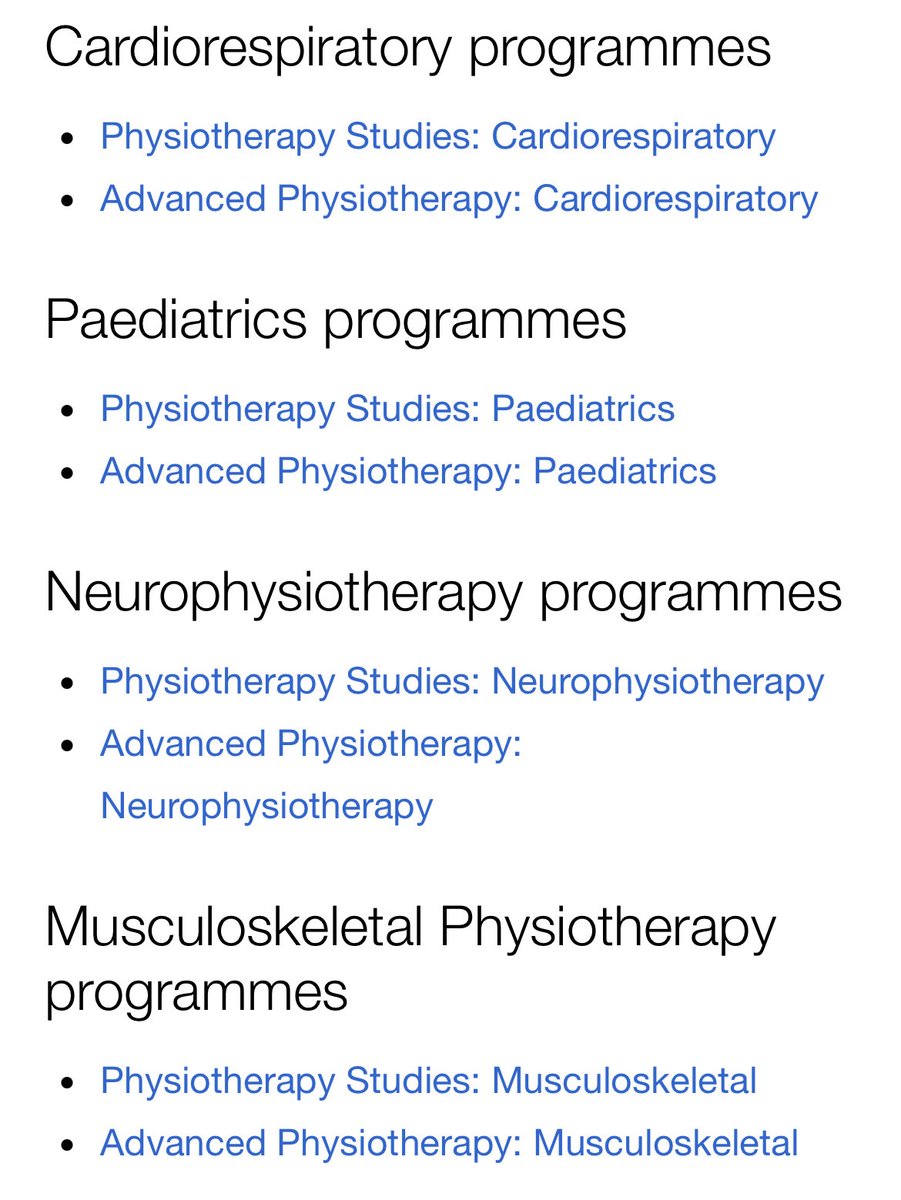 Thinking about advancing your career and improving patient care? ⁦@uclphysio⁩ ⁦@UCLPopHealthSci⁩ offer an outstanding range of post graduate physiotherapy programmes. Find out more and apply here. ucl.ac.uk/child-health/s…