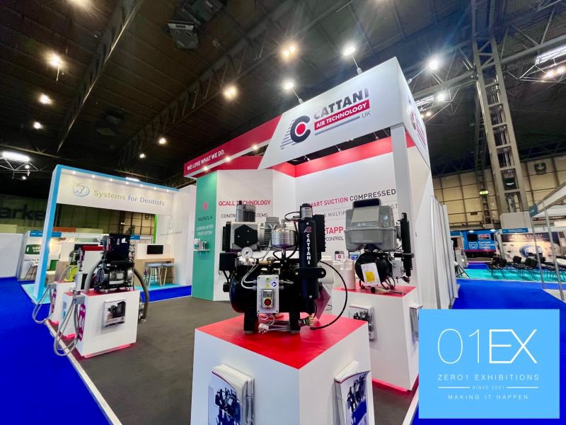 01exuk's tweet photo. The @dentistryshowCS is open!

We're back with long standing clients @CattaniEsamUK offering a full in-house Exhibition Stand Design &amp; Build Service. 

Visit them on Stand N50!

Looking for a stand builder get in touch!

📞07432728897
📧Idris.Bhayat@01ex.com 
#01EX #EventProfsUK https://t.co/pkMeg4a3pp