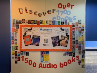 Brilliant display by the school librarian at @astleyhigh, showing how many eBooks and Audio books they have access to by signing up to our eBook offer.
Seaton Valley Federation of Schools #ebooks #schoollibraries #SchoolLibrariesMatter #librarians #librariansrock