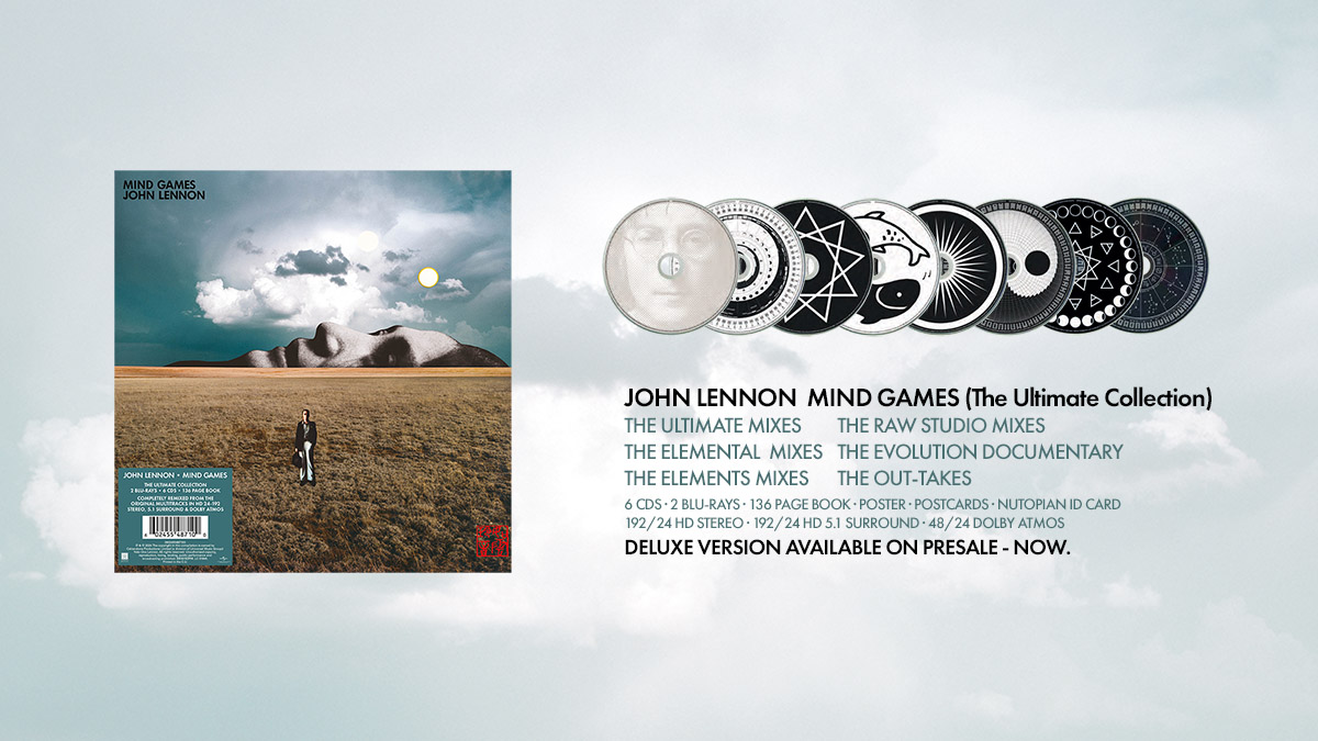 JOHN LENNON MIND GAMES (The Ultimate Collection) 
Available on Presale now at johnlennon.lnk.to/MGDeluxeBox
#mindgames #citizenofnutopia