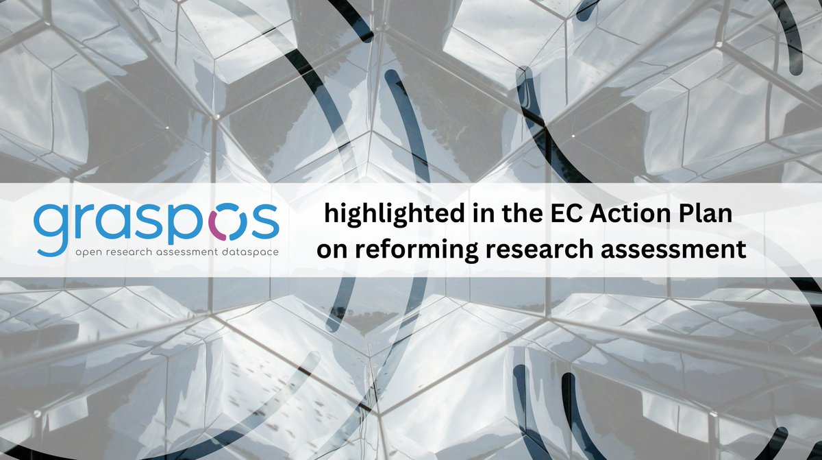 🌟 #GraspOS has been recognised by the @EU_Commission as a key initiative in advancing research assessment reform in its Action Plan to implement the @CoARAssessment commitments! Read more here ➡️ graspos.eu/ec-action-plan… #ResearchAssessment #OpenScience #HorizonEurope