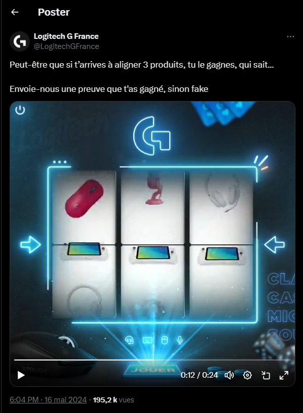 Karsseth's tweet photo. @LogitechGFrance ça me parait pas mal tout ça ! https://t.co/SPb1hY8Q0A