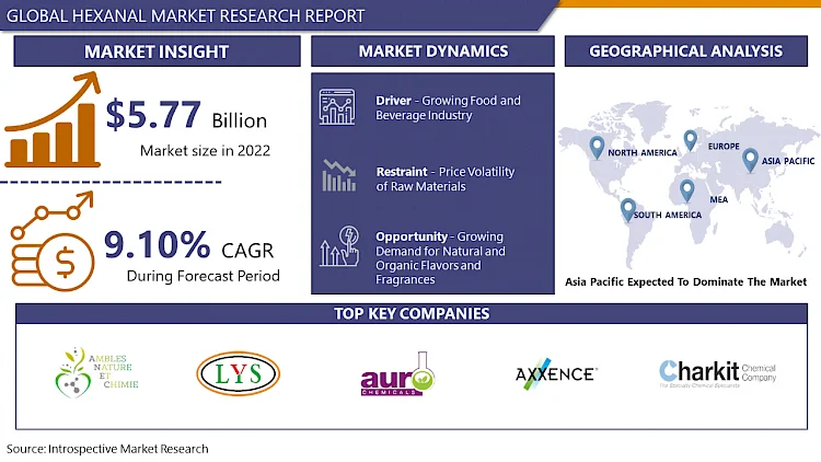 WatsonMac49434's tweet image. #Hexanal #Market Size Was Valued at USD 3.98 Billion in 2022, and is Projected to Reach USD 4.91 Billion by 2030, Growing at a CAGR of 2.65% From 2023-2030.

Read More :
introspectivemarketresearch.com/reports/hexana…

#USA #Trends #Research #Chemicals