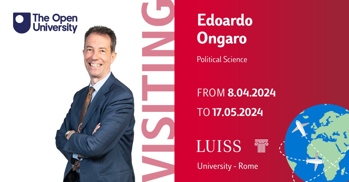 We have been delighted to have you here at #Luiss, Edoardo Ongaro, Visiting Professor of Political Science from @OpenUniversity.