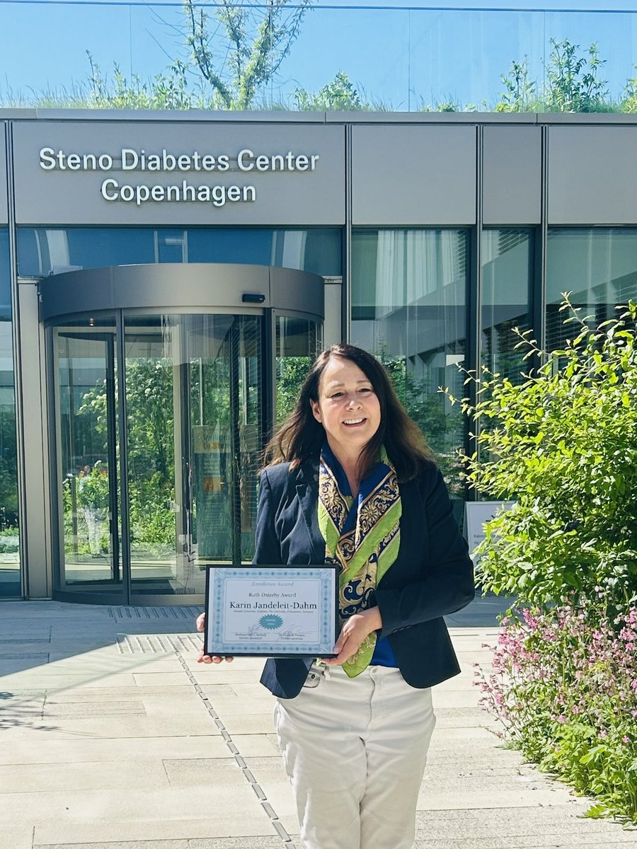 Professor Melinda Coughlan (@melindacoughlan) on Twitter photo Congratulations to Prof Karin Jandeleit Dahm on her Ruth Østerby Award from the European Diabetic Nephropathy Study Group (EDNSG), awarded at the Steno Diabetes Centre today 🎉
<a href="/MonashSTM/">Translational Medicine at Monash University</a> <a href="/MonashDiabetes/">Monash University Diabetes Department</a> Congratulations to Prof Karin Jandeleit Dahm on her Ruth Østerby Award from the European Diabetic Nephropathy Study Group (EDNSG), awarded at the Steno Diabetes Centre today 🎉
<a href="/MonashSTM/">Translational Medicine at Monash University</a> <a href="/MonashDiabetes/">Monash University Diabetes Department</a>