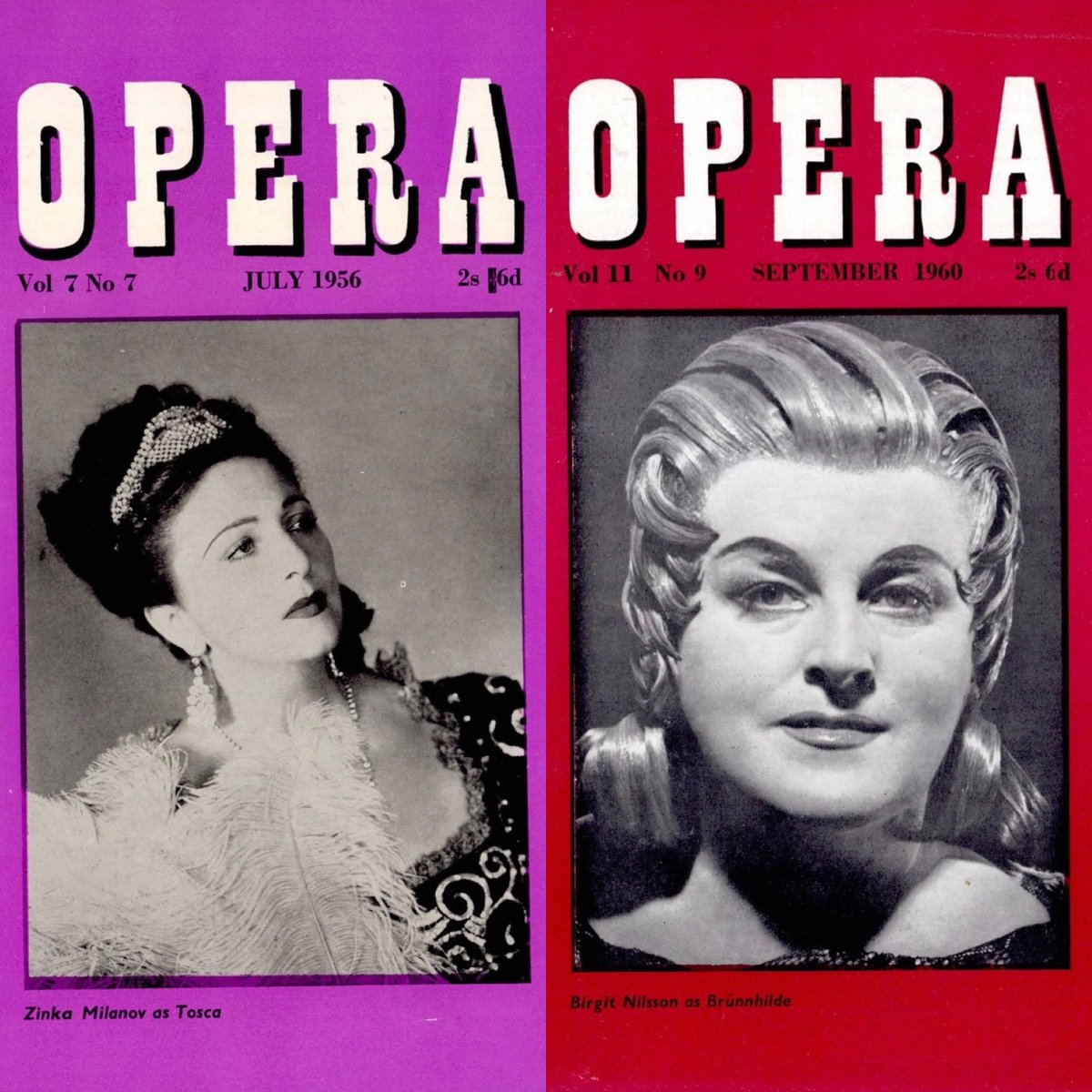 Happy Diva Day! The dramatic sopranos Zinka Milanov and Birgit Nilsson were both born on May 17, in 1906 and 1918 respectively.