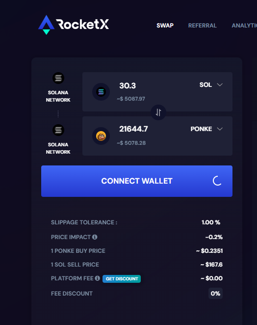 I have used RocketX DEX multiple times to swap #Altcoins I'm always amazed by how fast and easy it is to use. They have most tokens and I can import any Token addresses also. For me the perks that stands out: - Easy to navigate and use - Cheap and Fast For Example you want