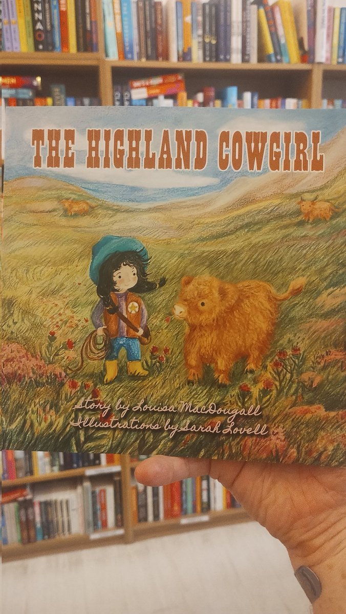 @SirBenfro , we've found your next reading! Highland Cowgirl from @roaringreads & @sarahlovellart 

#books #livres #ChildrensBooks #LivresJeunesse #PictureBooks