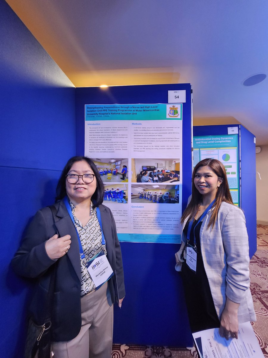 Stevo Hernandez (@narsstevo) on Twitter photo Our ID nurses from the Mater attended the #IDSI2024 conference yesterday. They snapped this great photo with their NIU abstract poster on nurse-led high-level PPE training, which is conducted every 3 months. 🏥💪Looking forward to today's event. <a href="/NursingMat90307/">Mater Infectious Diseases Nursing</a> Our ID nurses from the Mater attended the #IDSI2024 conference yesterday. They snapped this great photo with their NIU abstract poster on nurse-led high-level PPE training, which is conducted every 3 months. 🏥💪Looking forward to today's event. <a href="/NursingMat90307/">Mater Infectious Diseases Nursing</a>