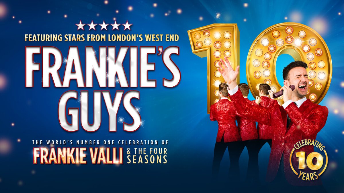**ON SALE NOW** The award-winning Frankie's Guys are now firmly established as the UK’s No.1 tribute to Frankie Valli & The Four Seasons! ✨ Frankie's Guys 📅 Fri 21 March 2025 🎟 pulse.ly/rxwlgo68st @FrankiesGuys
