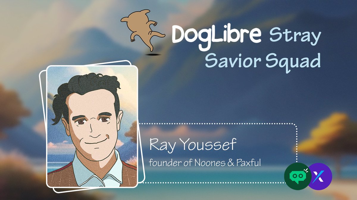 We were delighted to learn that @ray_noOnes, the 
@noonesapp & @paxful Founder, would become a part of DogLibre and the SSS 🙏! 

While NoOnes tries to bank the unbanked 🪙,DogLibre adopts the unadopted (dog) and takes care of them.

Same thing, different species. #AdoptDontShop