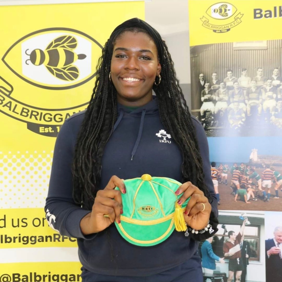 Everyone at Balbriggan RFC couldn't be prouder of Alma and all that she has achieved so far. We are all very excited to see what the future brings for her. Congratulations on all your successes so far and no doubt there will be many more. 🐝