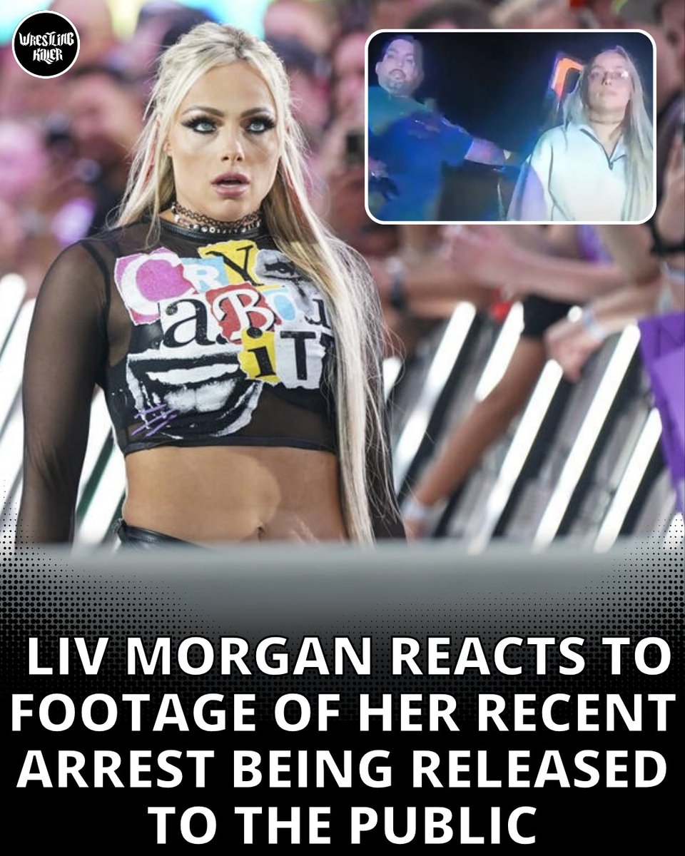 Liv Morgan has reacted to footage of her recent arrest being released to the public Find out more 👉 tinyurl.com/26scatza