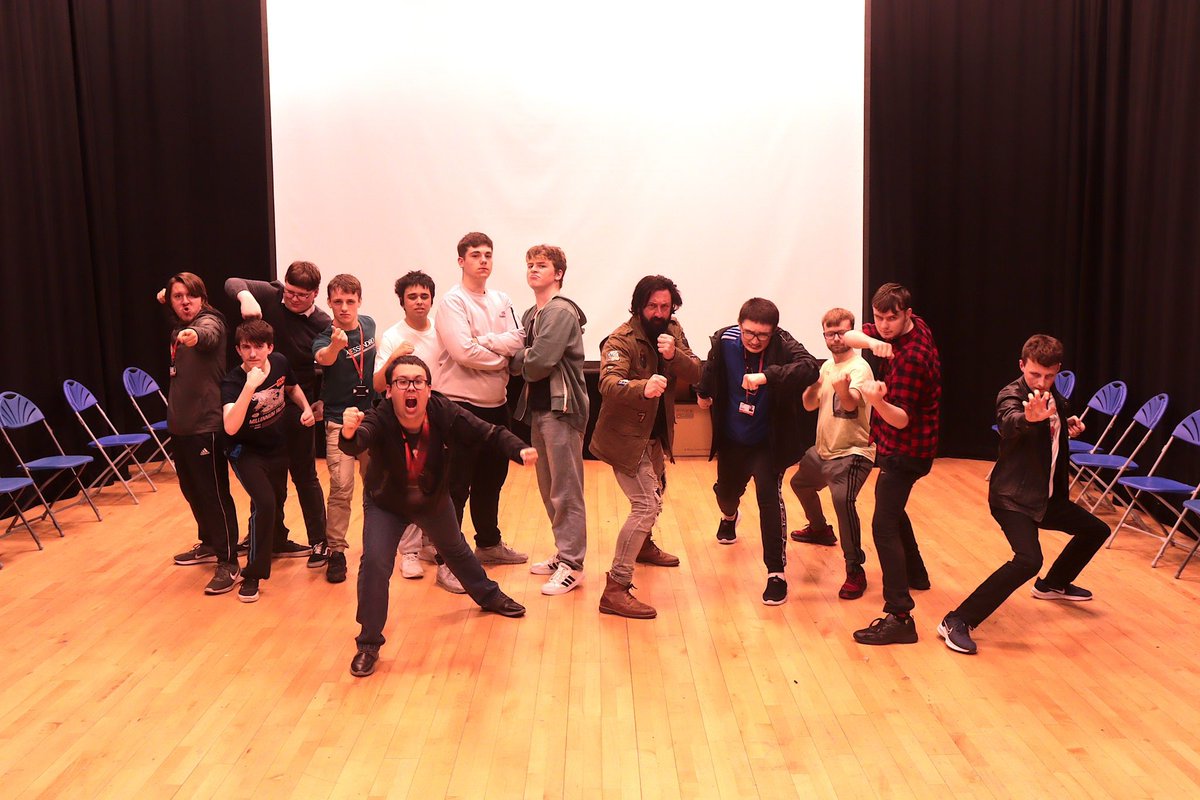 Fresh from working on an upcoming Hollywood blockbuster, actor and fight choreographer Mark Strange, recently came into Wirral Met to teach our Level 3 Creative Media students about filming fights and action scenes safely.