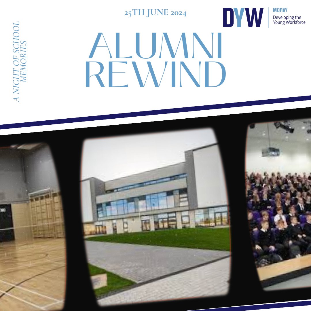 Calling all Elgin High Alumni ‼️ Are you interested in a trip down memory lane? Join other alumni on the 25th of June 2024 where you can look back on old memories with our alumni rewind evening. Want to know more? 👉 app.onlinesurveys.jisc.ac.uk/s/uhi/elgin-hi…