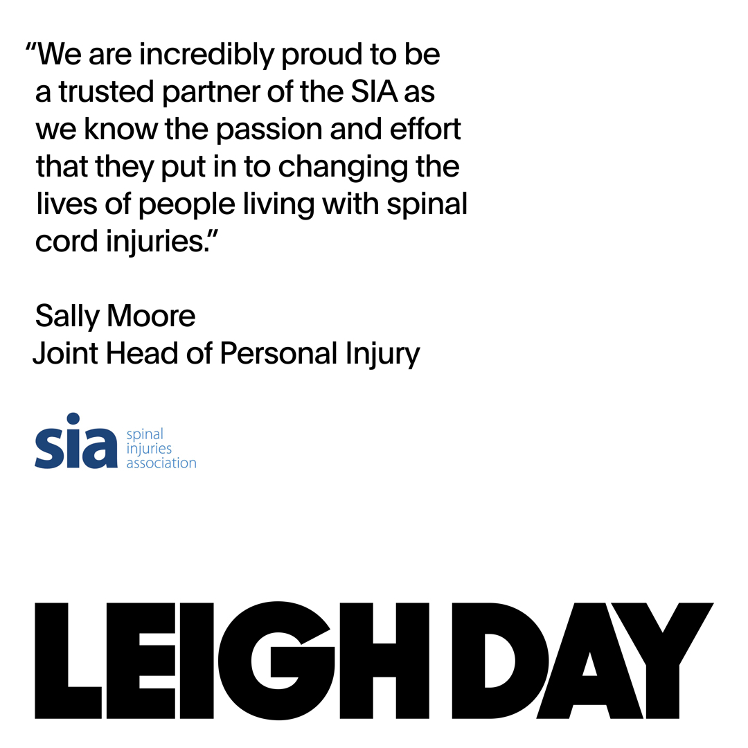 Spinal Cord Injury Awareness Day is dedicated to raising awareness of spinal cord injuries and the challenges it poses daily. Leigh Day is proud to be a trusted partner of @spinalinjuries, having worked together for over 20 years. #SCIAD24