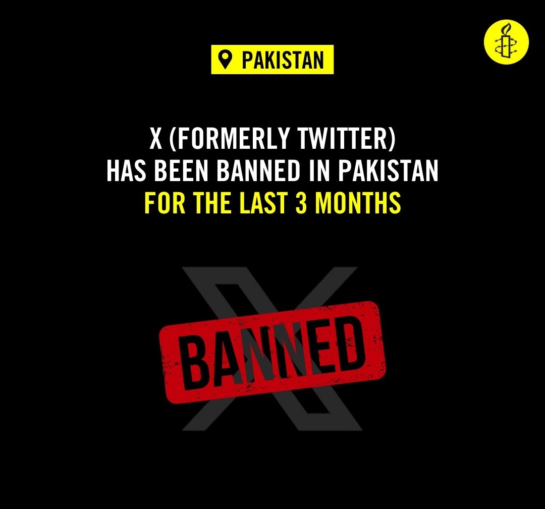 🇵🇰 Today marks 3 months since X (formerly Twitter) was banned in Pakistan on 17 February 2024.