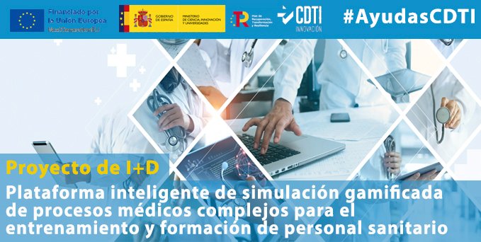 Promovemos la #innovación apoyando con #AyudasCDTI proyectos como el de @virmedex 🔸Plataforma virtual de entrenamiento para el manejo de dispositivos médicos complejos y formación de #PersonalSanitario👉virmedex.com ℹ️ Apoyo con #NEOTEC: acortar.link/PGAvBD #MRR