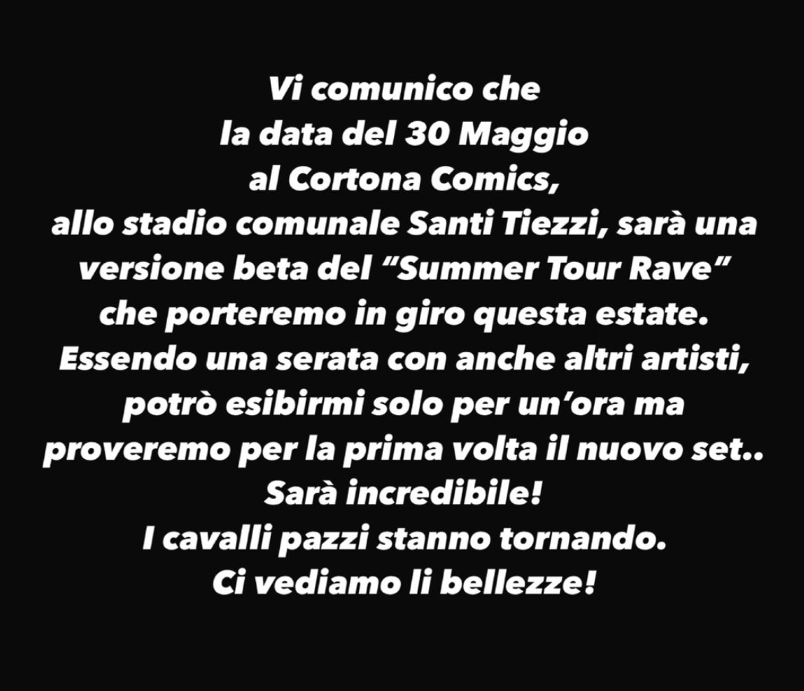 quindi la prima data del tour a tutti gli effetti è quella di termoli IMPAZZISCO