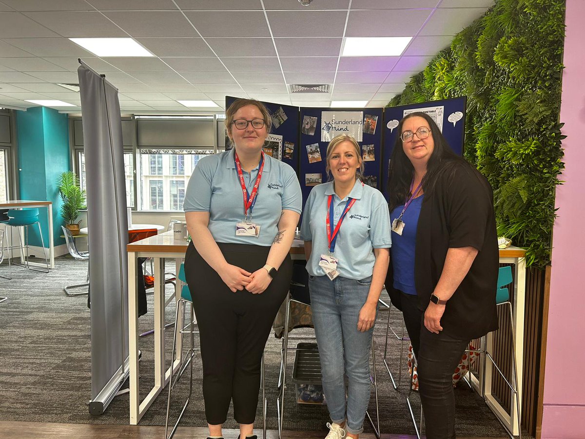 We are so excited to be spending this morning at the Sunderland <a href="/ocadouk/">OcadoUK</a> Customer Hub chatting with Kristen and the staff this #mentalhealthawarenessweek! Huge thank you to the team who have chosen to fundraise for us as their charity for the last 2 years. 💙