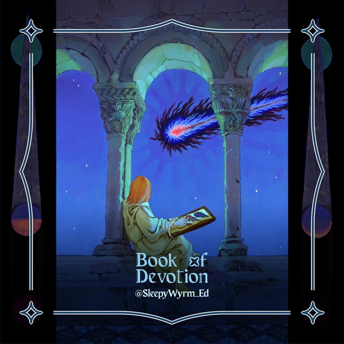 SleepyWyrm_Ed's tweet image. Greet @_leevolt_! Maggie was already part of Tome of Pacts, and they have come back to create a very artistic paladin for the Artists of Chaos teams 💫