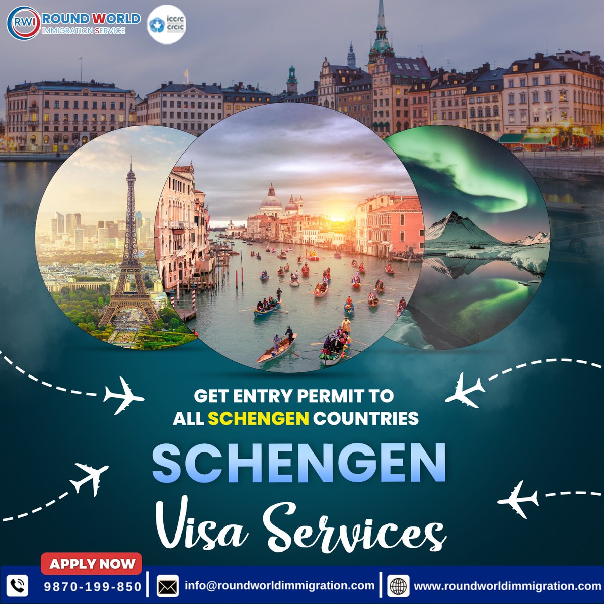 Unleash Your European Adventure: Explore with a Schengen Visa!

Call Now - 098701 99850📲
Email At - info@roundworldimmigration.com 👈
Visit Our Website - bit.ly/47hRKBf 

#SchengenVisa #EuropeTravel  #GetYourSchengenVisa #roundworldimmigrationservice #workpermit