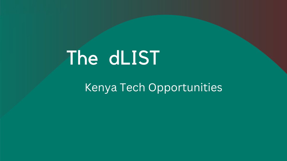 The dLIST IS HERE :

- Graduate recruitments
- Data analysis
- Backend(Java,Python,PHP,.NET,Scala,Rust)
- Product owner

#zaDlist