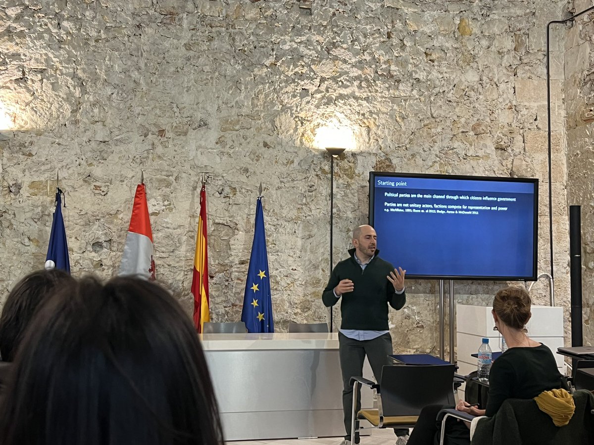 Scott Tyson (@scottatyson) on Twitter photo The 2nd IE-Rochester political economy conference in Segovia is off to a great start with our opening speaker <a href="/carloprato_/">Carlo Prato</a> !!
<a href="/UofR/">University of Rochester</a> <a href="/IEuniversity/">IE University</a> <a href="/RochesterPolSci/">Rochester Political Science</a> <a href="/iespega/">IE School of Politics, Economics & Global Affairs</a> <a href="/manuelmunizv/">Manuel Muñiz</a> The 2nd IE-Rochester political economy conference in Segovia is off to a great start with our opening speaker <a href="/carloprato_/">Carlo Prato</a> !!
<a href="/UofR/">University of Rochester</a> <a href="/IEuniversity/">IE University</a> <a href="/RochesterPolSci/">Rochester Political Science</a> <a href="/iespega/">IE School of Politics, Economics & Global Affairs</a> <a href="/manuelmunizv/">Manuel Muñiz</a>