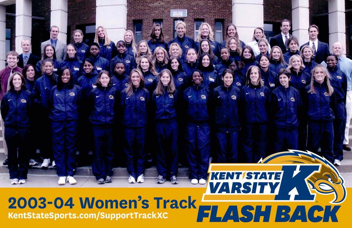 Congrats to the Women’s @KentStTrackXC for winning their 8th MAC Outdoor Title and good luck in the NCAA 1st Round starting on May 23! Let’s Flashback to the 03-04 team with Varsity K HoF'ers Colleen Ramarak Dotson (05), Jackie Rodgers (06) & Nathan Fanger (00). #Flashesforever