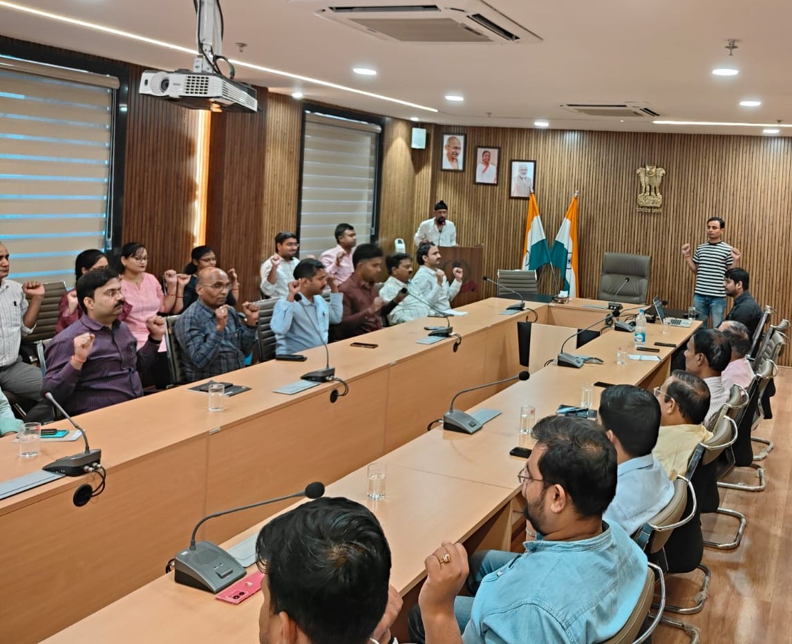 As part of countdown activities for the International Day of Yoga, 2024, a seminar on Yoga and Well being was organized by the O/o Pr.CCIT, Kanpur, on 15.05.2024, in which discussions were held on means to incorporate yoga and meditation in daily life for healthy living.