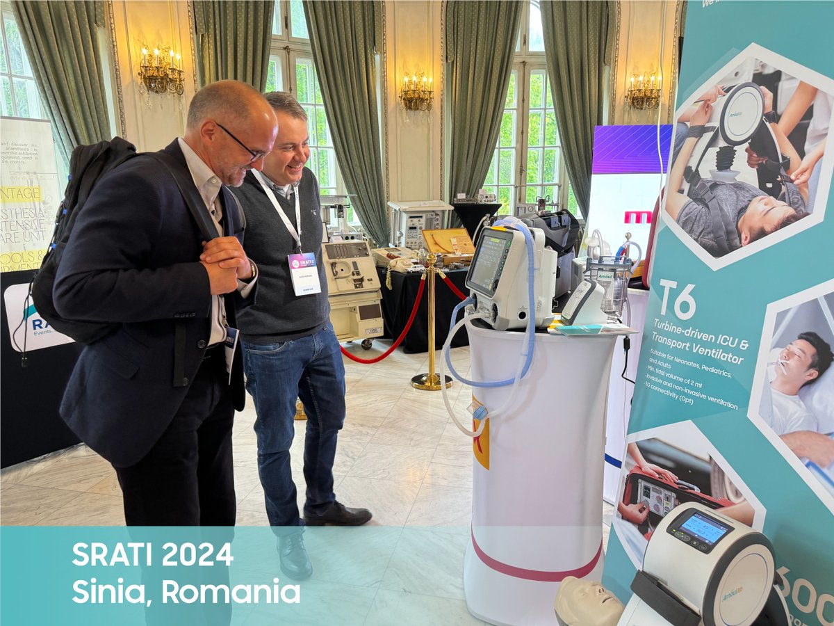 Delighted to share that our latest life support technology and solutions received an incredible response at RETTmobile 2024 and SRATI 2024. Welcome to visit and connect with our groundbreaking resuscitation innovations! 🤝

#rettmobile2024 #SRATI2024 #intensivecarecongress