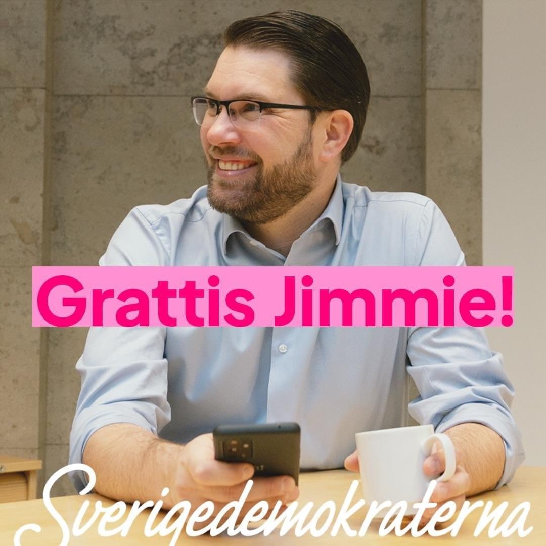 Grattis på födelsedagen Jimmie Åkesson! Sveriges i särklass bästa partiledare. ❤️🇸🇪