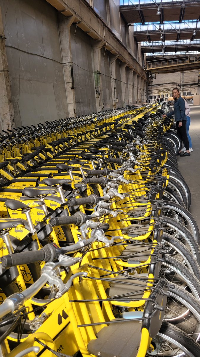 #Metrorower rośnie w siłę! 🔥💪 Właśnie odebraliśmy kolejne 5️⃣8️⃣0️⃣ rowerów od @NextbikePolska! Do 1 sierpnia system będzie liczył 7000 jednośladów! 🤯