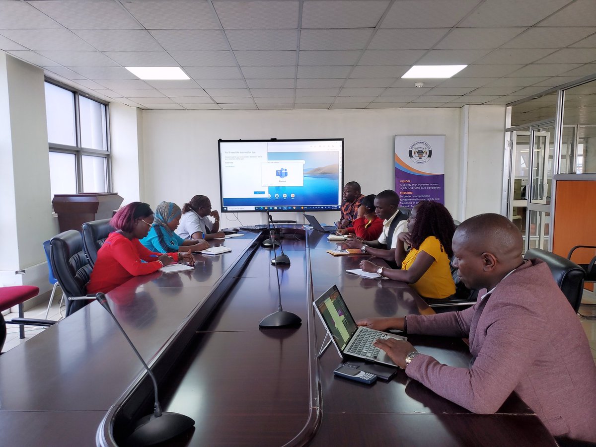 Update: Our team is currently meeting the @UHRC_UGANDA team at their headquarters. The meeting is geared towards the #CivilandRights #GetYourNIN campaign messaging and exploring avenues of further collaborations.