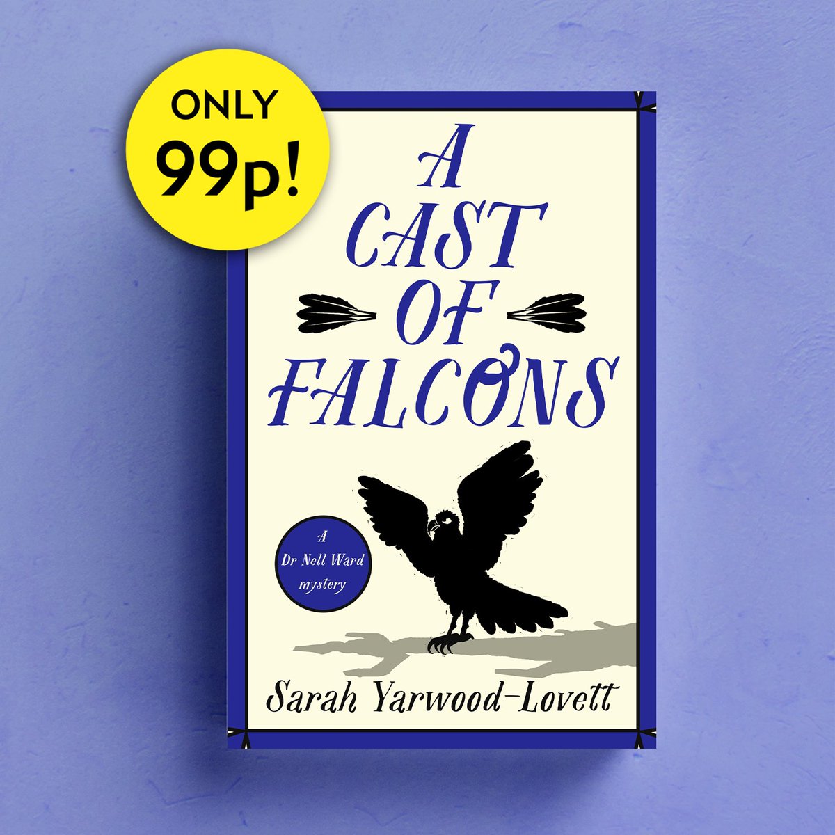 'A Cast of Falcons' by bestselling @Sarah_Y_L is only 99p TODAY! Don't miss this amazing #cozycrime deal 🔎 Download your copy now: loom.ly/LNLUu_Q
