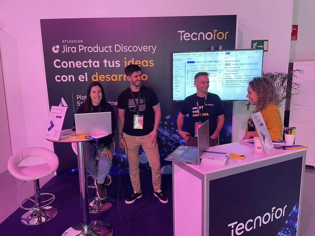 LaProductConfES's tweet image. Entre charla y charla no dejéis de visitar los stands de nuestros sponsors ¡Tienen mucho que contar! 👀 #LPCMAD24

Productboard, Figma, TecnoFor y Sciling