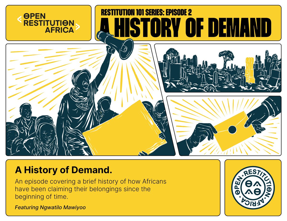 Exciting news! Restitution 101: A History of Demand, is now LIVE on our YouTube channel in both English and French! Dive into the historical journey of how Africans have demanded their cultural heritage throughout history. Click here to watch youtu.be/pq9Ivqgcw9I