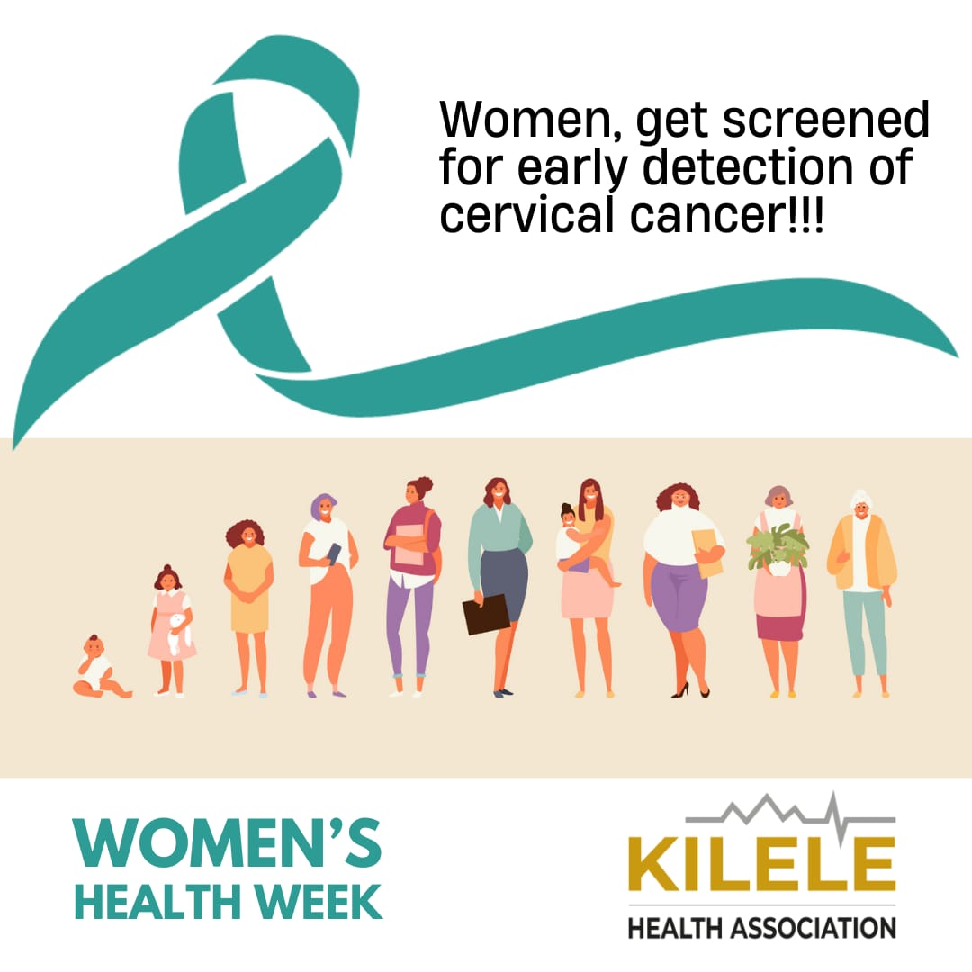 We encourage women aged 25-65 to take charge of their health by getting screened against cervical cancer, and vaccinating girls aged 9-15 with HPV vaccine. Your health is worth it! #ACHA #DontDropTheBall #KILELEHeath #CervicalHealth @AmericanCancer @Merck @preventcancer @FINDdx
